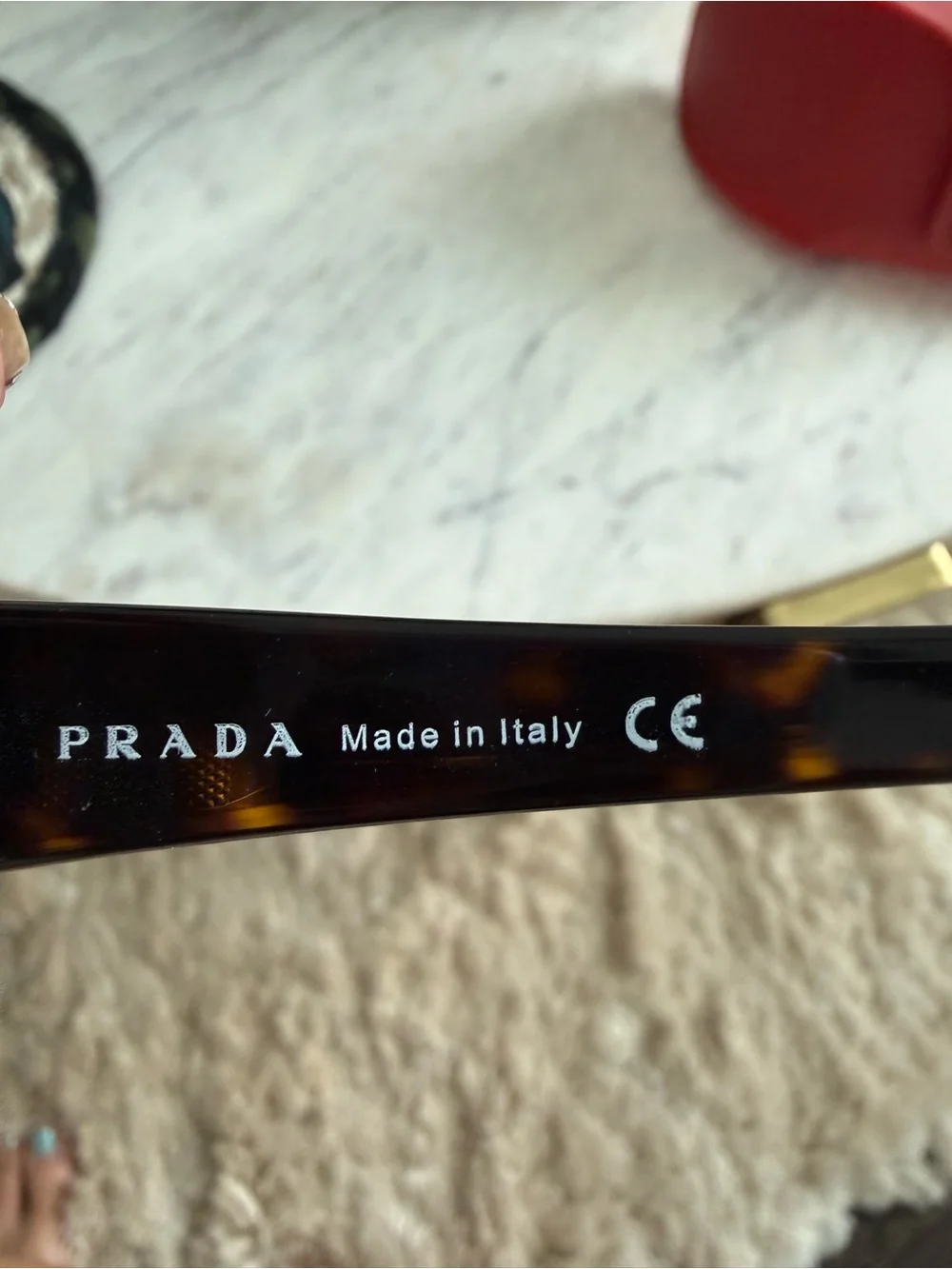 Prada Vintage Butterfly  🦋 Oversized Brown Gradient Sunglasses